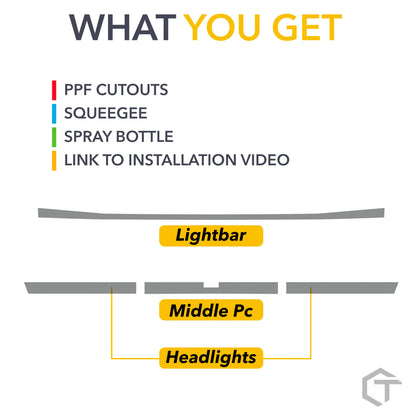 Cybertruck Lightbar PPF